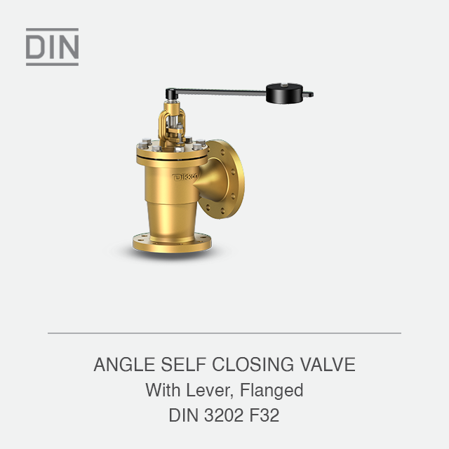 ANGLE SELF CLOSING VALVE