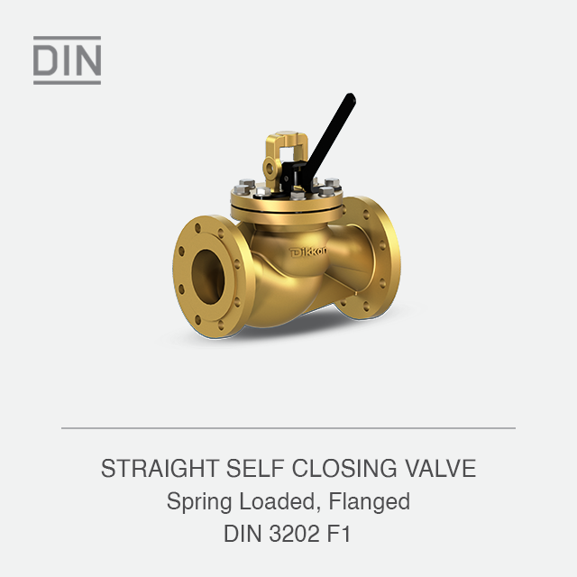 STRAIGHT SELF CLOSING VALVE