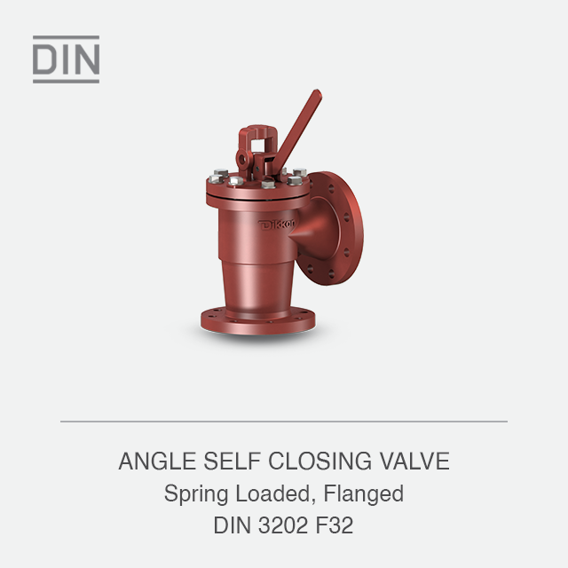 ANGLE SELF CLOSING VALVE