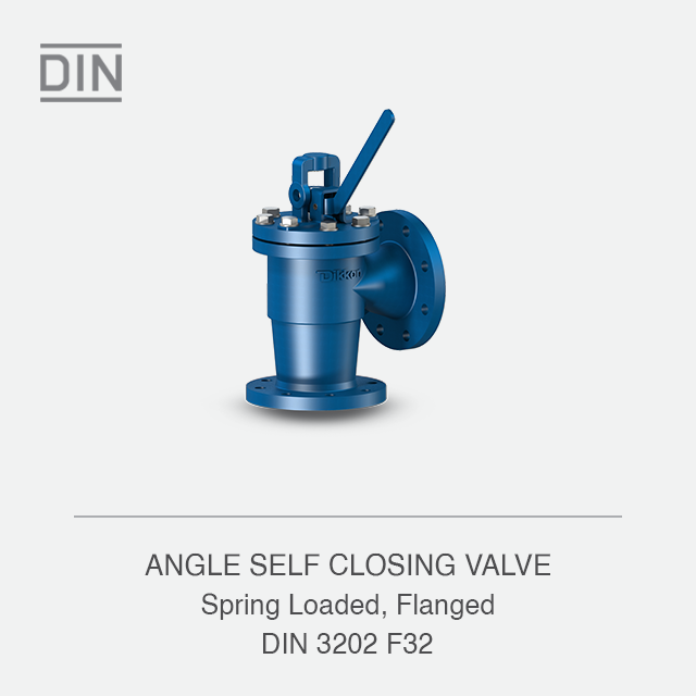 ANGLE SELF CLOSING VALVE