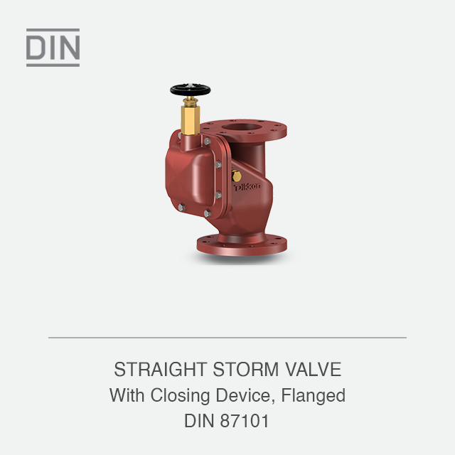 STRAIGHT STORM VALVE