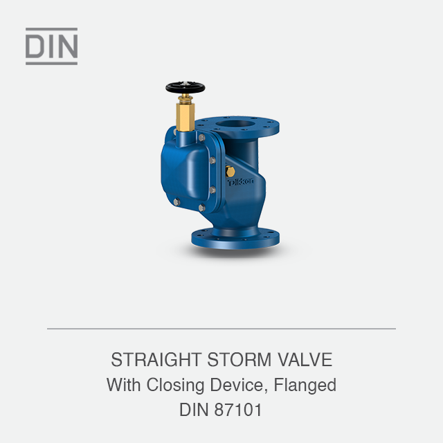 STRAIGHT STORM VALVE