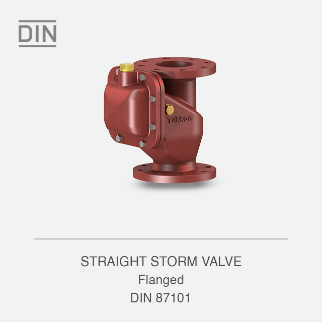 STRAIGHT STORM VALVE