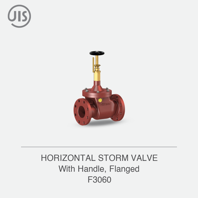 HORIZONTAL STORM VALVE