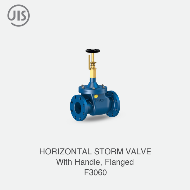 HORIZONTAL STORM VALVE