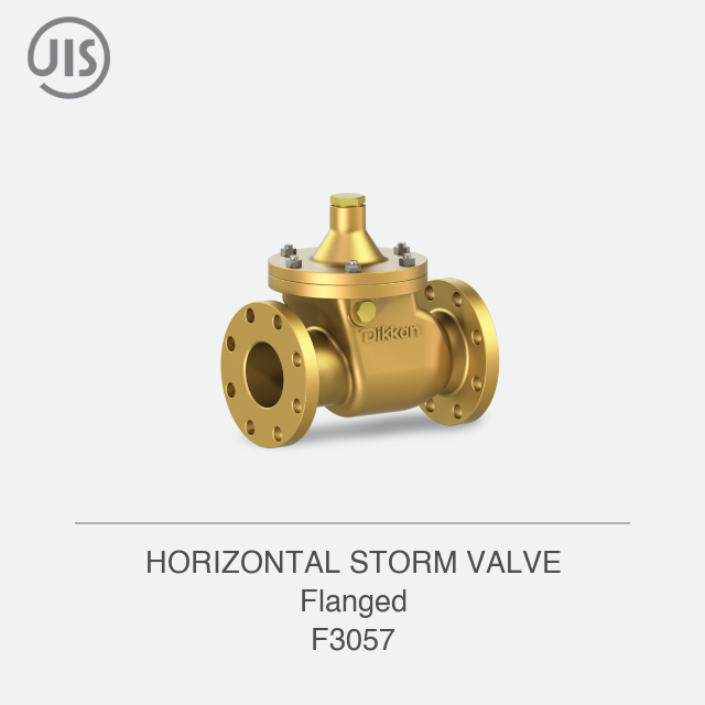 HORIZONTAL STORM VALVE