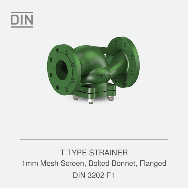 T TYPE STRAINER