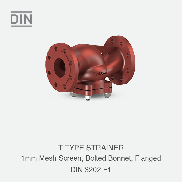 T TYPE STRAINER