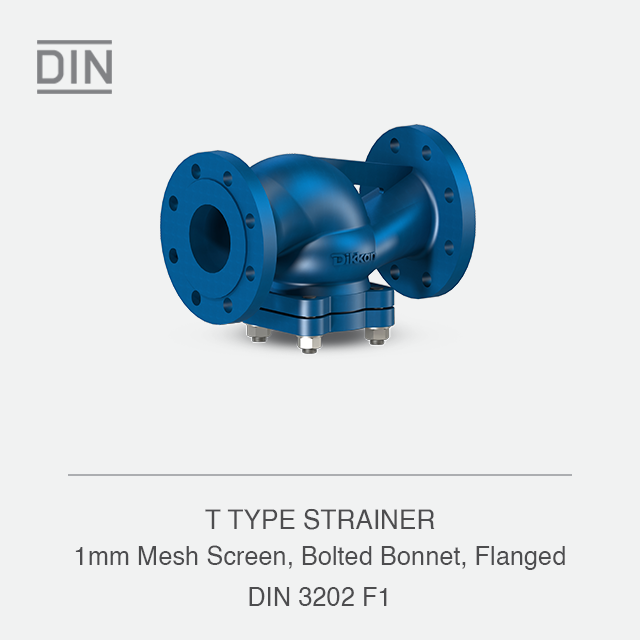 T TYPE STRAINER