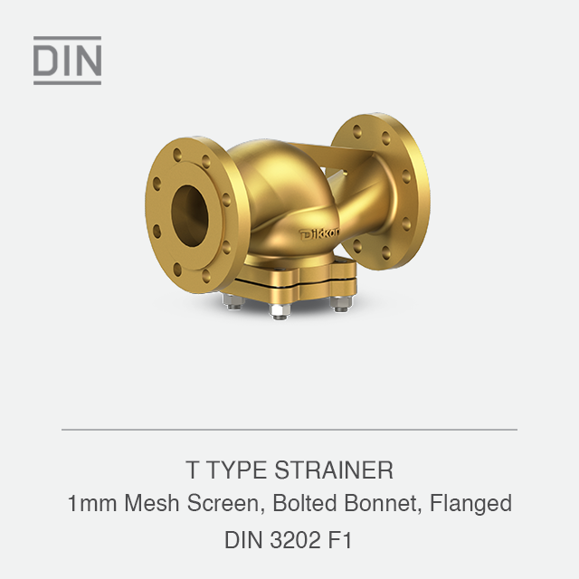 T TYPE STRAINER